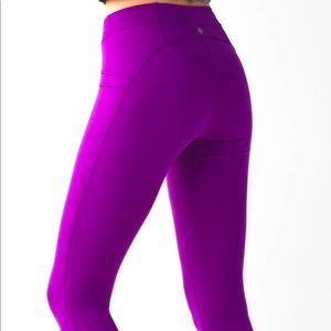 Lululemon Free Flow Tight Full on Luon. Tender Violet